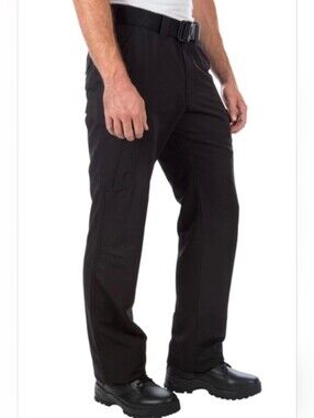 5.11 Tactical Fast-Tac Rip-Stop Tactical Cargo Pants Size 36x32 in Black